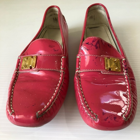 Louis Vuitton Shoes - Louis Vuitton LOMBOK Patent Leather Loafer, 37.5